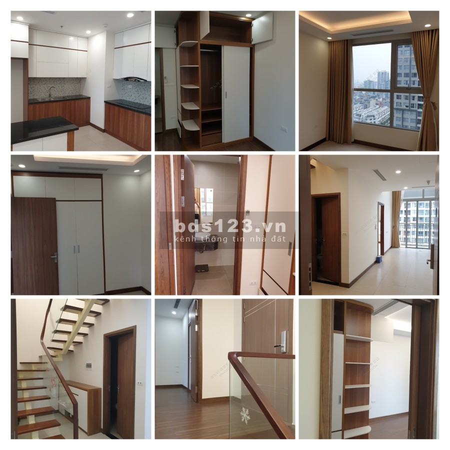Cho thuê căn 3N Duplex nội thất cơ bản chung cư Vinhomes Gardenia môi trường sống yên tĩnh
