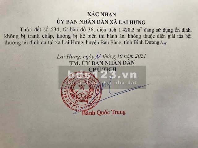 Chính chủ cần bán lô góc mặt tiền hơn 68m gần khu công nghiệp Bàu Bàng, pháp lý chuẩn