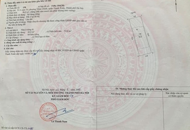 Bán CCMN Nguyễn Trãi 94m2, MT 5.2m, 8 tầng thang máy. dòng tiền 1 tỷ/ năm.