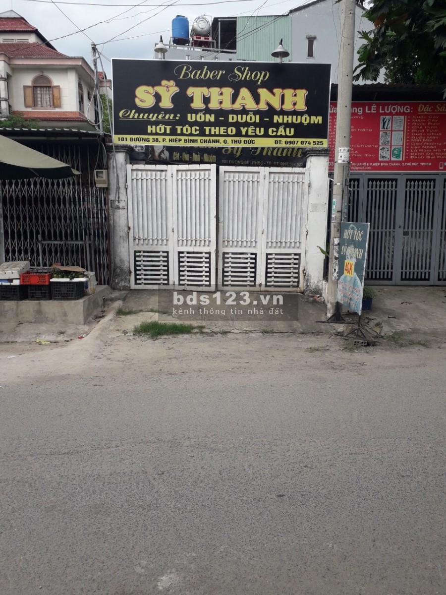 Bán nhà mặt tiền đường 38 Hiệp Bình Chánh sổ sẵn chính chủ bàn giao ngay, giá đầu tư