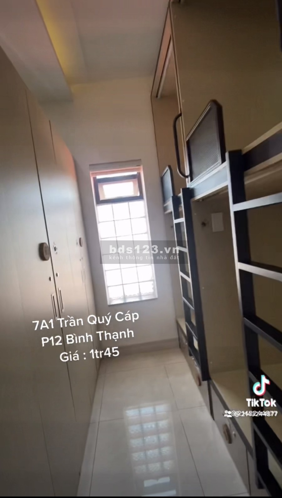 Chính chủ cho thuê kí túc xá 7A1 Trần Quý Cáp p12 Bình Thạnh phòng mới xây, tiện ích đủ