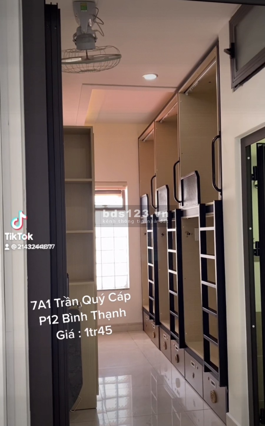 Chính chủ cho thuê kí túc xá 7A1 Trần Quý Cáp p12 Bình Thạnh phòng mới xây, tiện ích đủ
