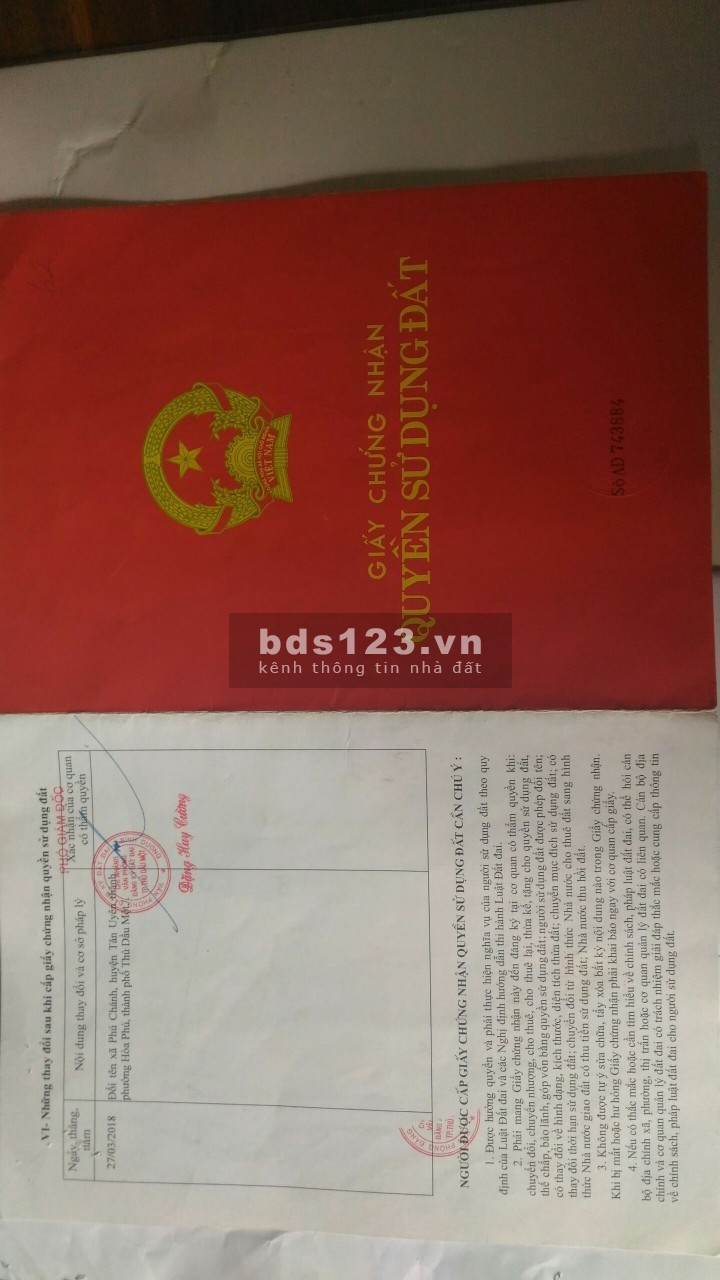 Bán đất đường số 19, Hoà Phú, khu phố Thủ Dầu Một, Bình Dương giá bán 3.8 tỷ, lhcc