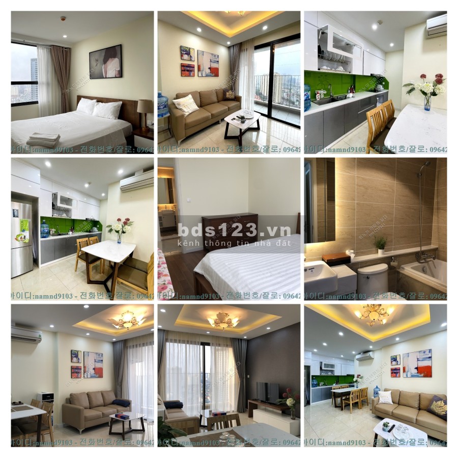 Cho thuê căn 2N full nội thất cao cấp chung cư Vinhomes Dcapitale tiện ích nội khu đẳng cấp