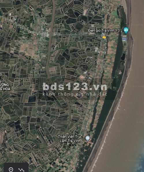 Đất du lịch Ba Động, Điện gió, Thiền viện trúc lâm Trà Vinh liên hệ xem đất 0795431777