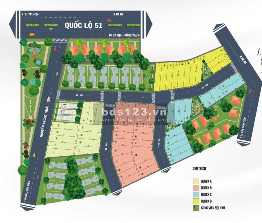 Đất nền ngay sát KDL Sơn Tiên, cửa ngõ thành phố Biên Hoà giá sở hữu 650 triệu/nền