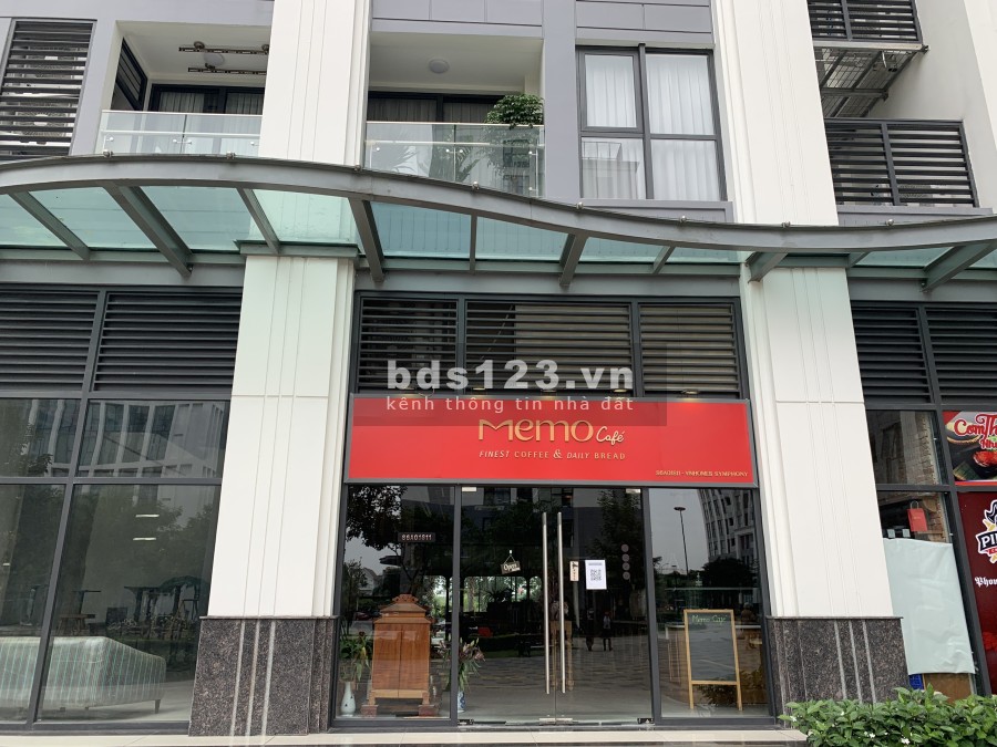 Bán Gấp quán ''MeMo Cafe" tại Symphony S6A01S11 bao phí sang tên công chứng, pháp lý đủ
