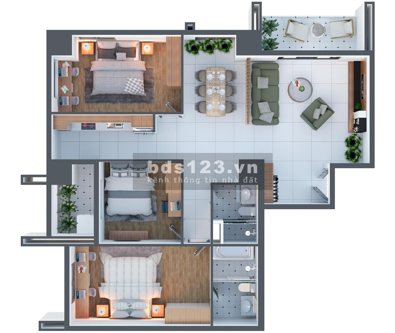 Bán căn hộ Cosmo City Nguyễn Thị Thập Quận 7 tiện ích đủ, nhiều chính sách ưu đãi