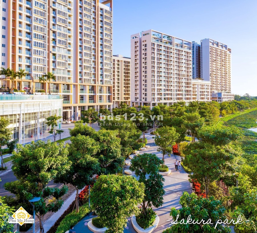 Bán căn hộ chính chủ chung cư Midtown 3 phòng ngủ, bàn giao đầy đủ nội thất, bao rộng