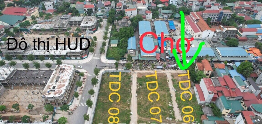 Chính chủ nhờ bán lô đất đấu giá cổng sau chợ , khu đô thị HUD Thị Xã Sơn Tây - HN