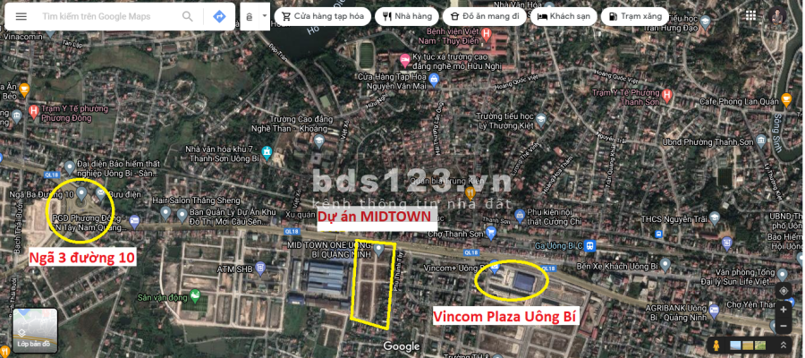 Bán nhanh 2 lô shophouse liền nhau tại Trung tâm TP Uông Bí không bắt xây dựng giá tốt