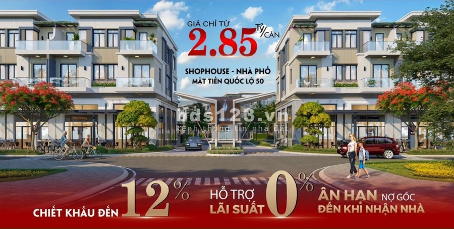 Khu Compound đầu tiên tại Cần Giuộc, giá bán 3 tỷ, chính sách chiết khấu, ưu đãi tốt nhất thị trường