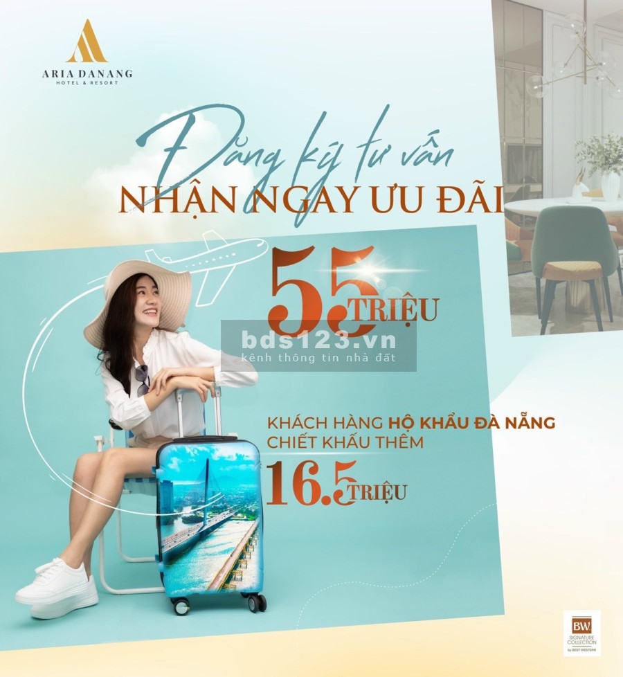 Nhận booking dự án Aria căn hộ & hotel, resort Đà Nẵng đẳng cấp 5 sao, tiện ích đầy đủ