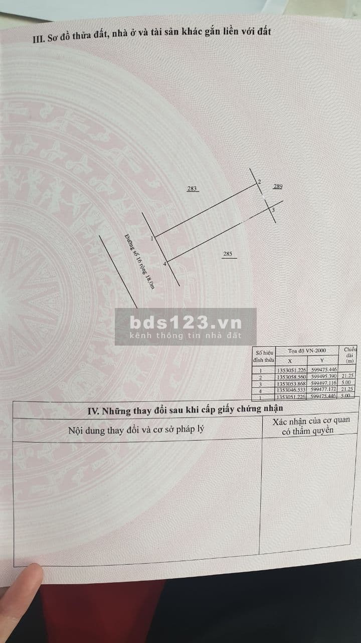 Cần bán lô 37LK14 tái định cư Mỹ Gia Vĩnh Thái Nha Trang sổ hồng sở hữu lâu dài