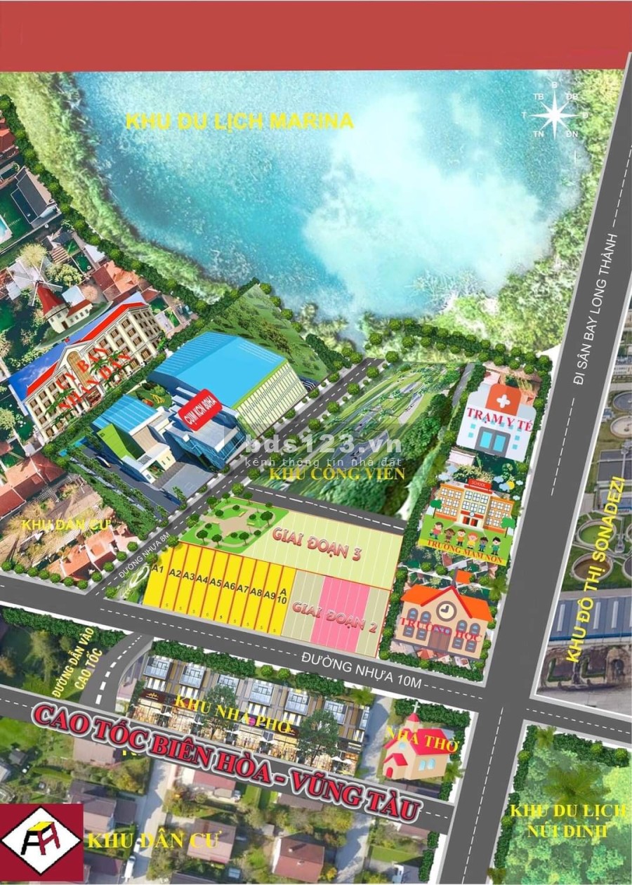 Bán đất xã Châu Pha, phường Phú Mỹ. Diện tích 150m2. Giá bán 10tr/m2. Đất đã có sổ rồi