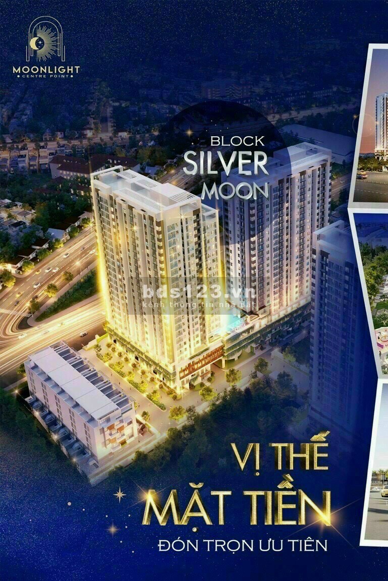 Căn hộ liền kề Aeon Bình tân Moonlight Centre Point. Căn 1PN giá 2.2 tỷ, 0908787766 Thiện