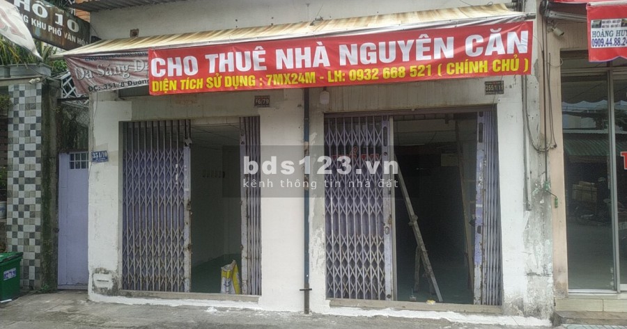 Cho thuê mặt bằng 6x24 mặt tiền Mã Lò P Bình Trị Đông A Q Bình Tân