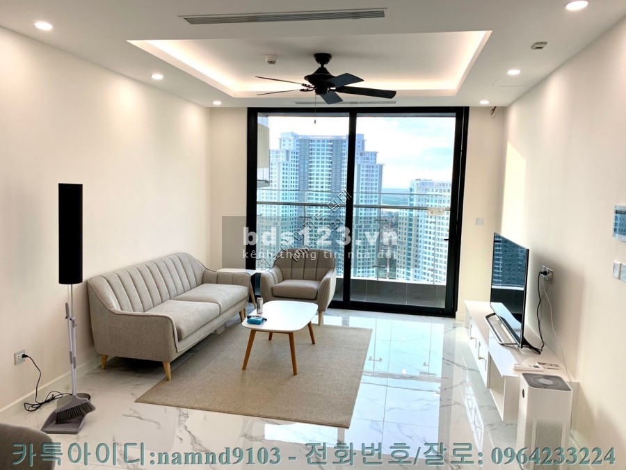 Chính chủ cần cho thuê căn 3N full nội thất cao cấp chung cư Sunshine city tầng cao