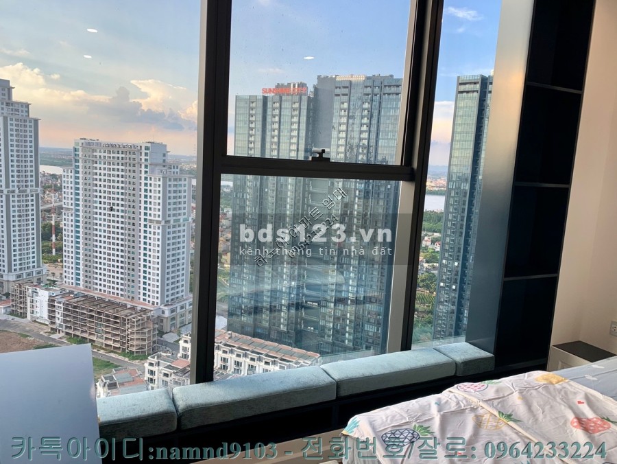 Chính chủ cần cho thuê căn 3N full nội thất cao cấp chung cư Sunshine city tầng cao