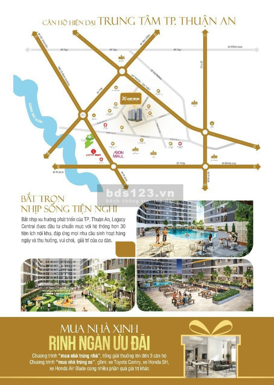 Legacy central: Bài toán đầu tư thông minh chỉ với 225 triệu pháp lý chính chủ, sổ sẵn