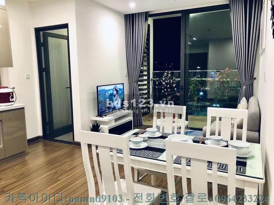 Cần cho thuê căn 2N full nội thất cao cấp chung cư Vinhomes West point đầy đủ nội thất