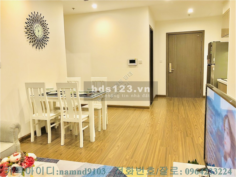 Cần cho thuê căn 2N full nội thất cao cấp chung cư Vinhomes West point đầy đủ nội thất