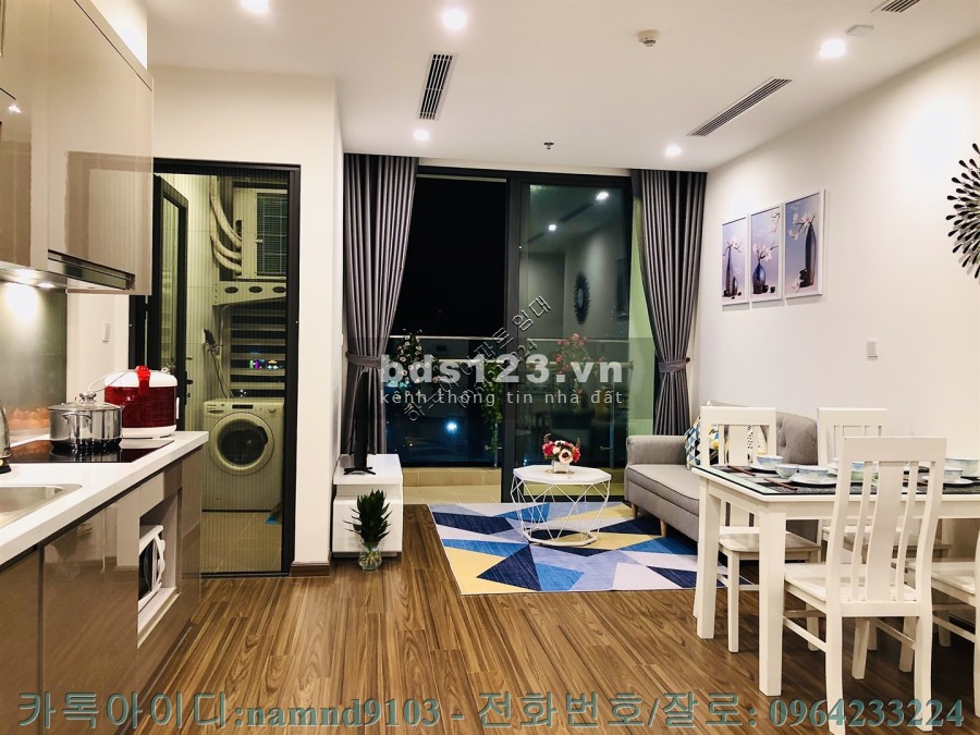 Cần cho thuê căn 2N full nội thất cao cấp chung cư Vinhomes West point đầy đủ nội thất