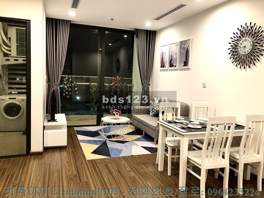 Cần cho thuê căn 2N full nội thất cao cấp chung cư Vinhomes West point đầy đủ nội thất