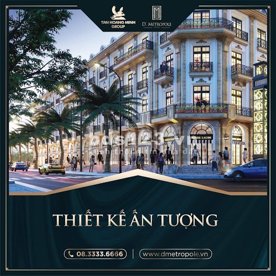 Chỉ từ 3 tỷ sở hữu ngay shophouse 3 mặt tiền 4 tầng trục Bùi Dương Lịch hướng chính Đông Nam.