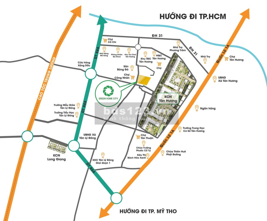 Bán đất nền sổ đỏ giá rẻ ngay khu công nghiệp Tân Hương, diện tích 100m2, sổ sẵn chính chủ
