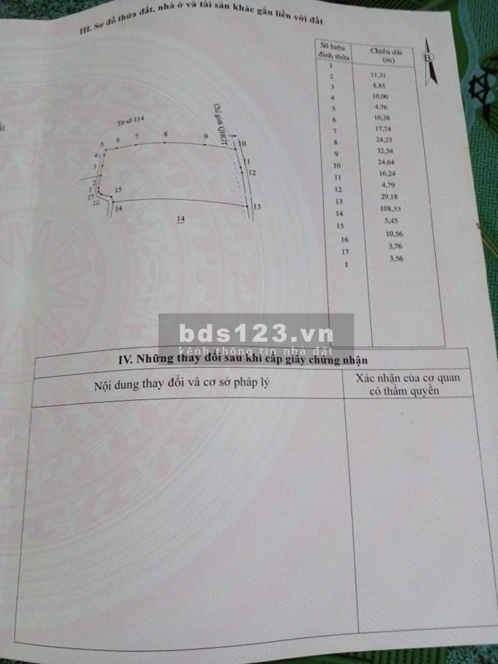 Cần bán đất thổ cư đất trồng cây lâu năm liên hệ 0354004900, pháp lý chính chủ bàn giao ngay