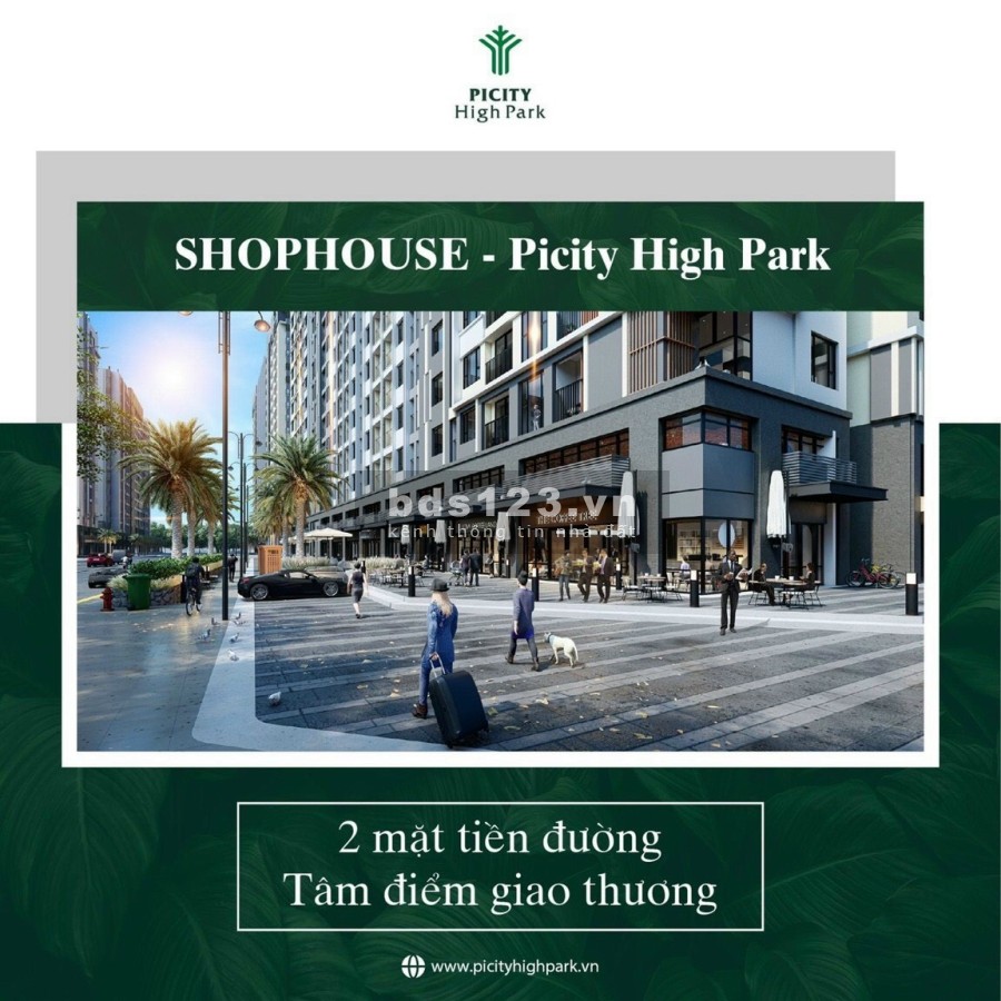 ⭐ Cần bán Shophouse Trên Trục Chính Cam Kết Thuê Lại 30tr/Tháng. Giá gốc từ CĐT Pi Group.