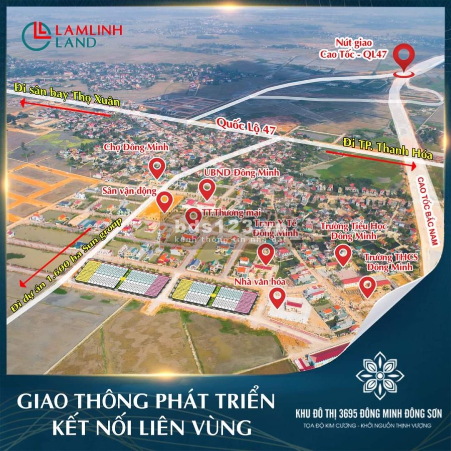 Khu đô thị Đông Minh, Đông Sơn, Thanh Hóa, giá đầu tư sinh lời, sổ sẵn chính chủ, bàn giao ngay