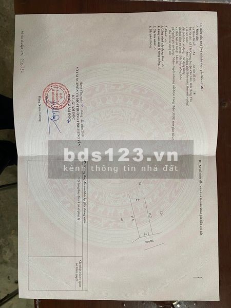 Lô đất diện tích 48m2 Ngọc Loan - Tân Quang - Văn Lâm đường ô tô giá thương lượng