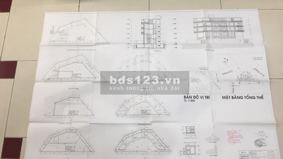 Cho thuê nhà nguyên căn 1 trệt 3 lầu góc đường Mai chí Thọ - Đồng Văn Cống