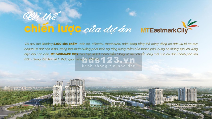 Giáp sông, chỉ 36 triệu/m2, căn hộ MT Eastmark city Q9 viên ngọc trong tương lai.