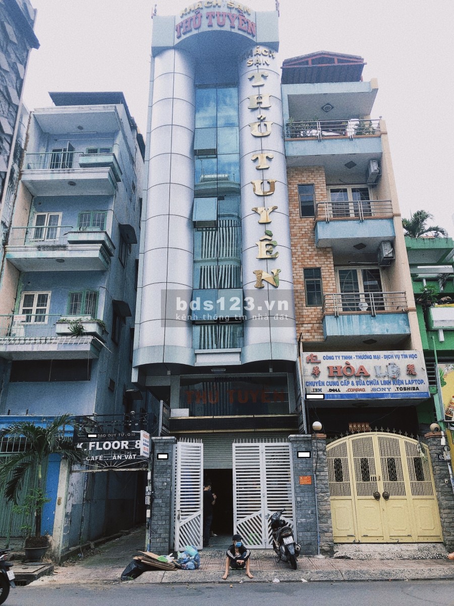Bán gấp khách sạn đường Đào Duy Từ phường 5 Quận 10 giá bán 33 tỷ, thương lượng