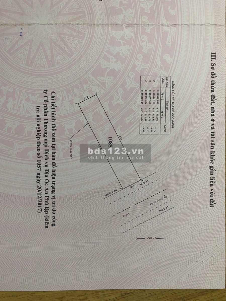 Bán đất tại đường gò cát phường Phú Hữu diện tích sử dụng 80m2 lh 0948397368