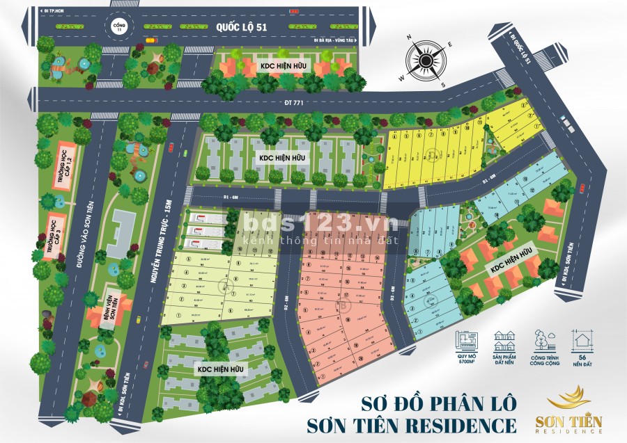 Đất ở An Hòa - Biên Hòa ngay sát KDL Sơn Tiên giá chỉ từ 1,1 tỷ/lô, pháp lý hoàn thiện