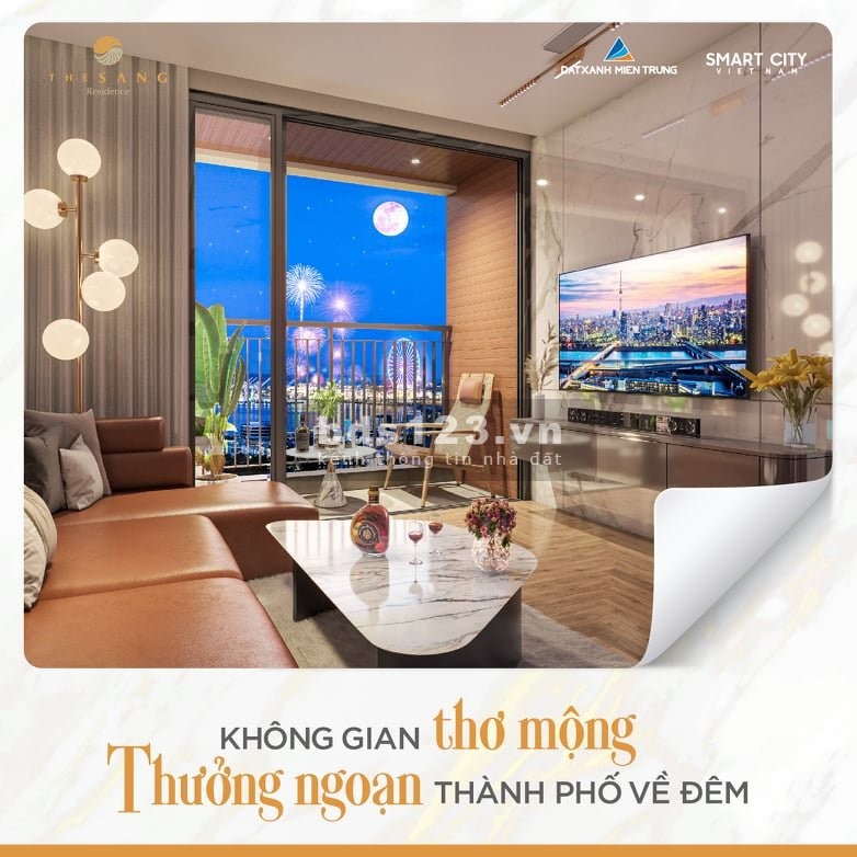 Mở tầng 20,21 view biển căn hộ The Sang Đà Nẵng, hỗ trợ vay, giá tốt, lãi suất ưu đãi