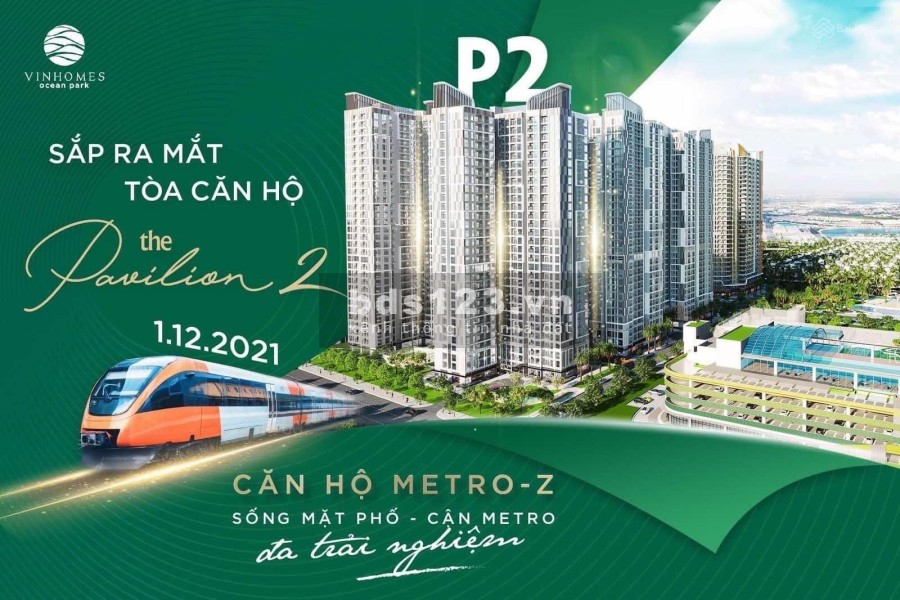Mở bán đợt đầu với quỷ căn hộ cực đẹp toà P2 phân khu The Pavilion cc Vinhomes Ocean Park