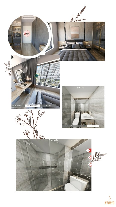 Bán căn hộ 1PN+ mặt tiền Quốc Lộ 13 Thuận An view nội khu gần VSIP1 pháp lý chính chủ