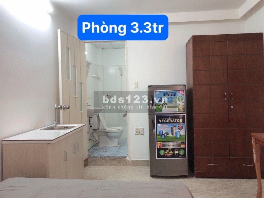 Cho thuê phòng Full nội thất tại 289 Nam Kỳ Khởi Nghĩa P7 Quận 3 giá từ 3,3 triệu/tháng