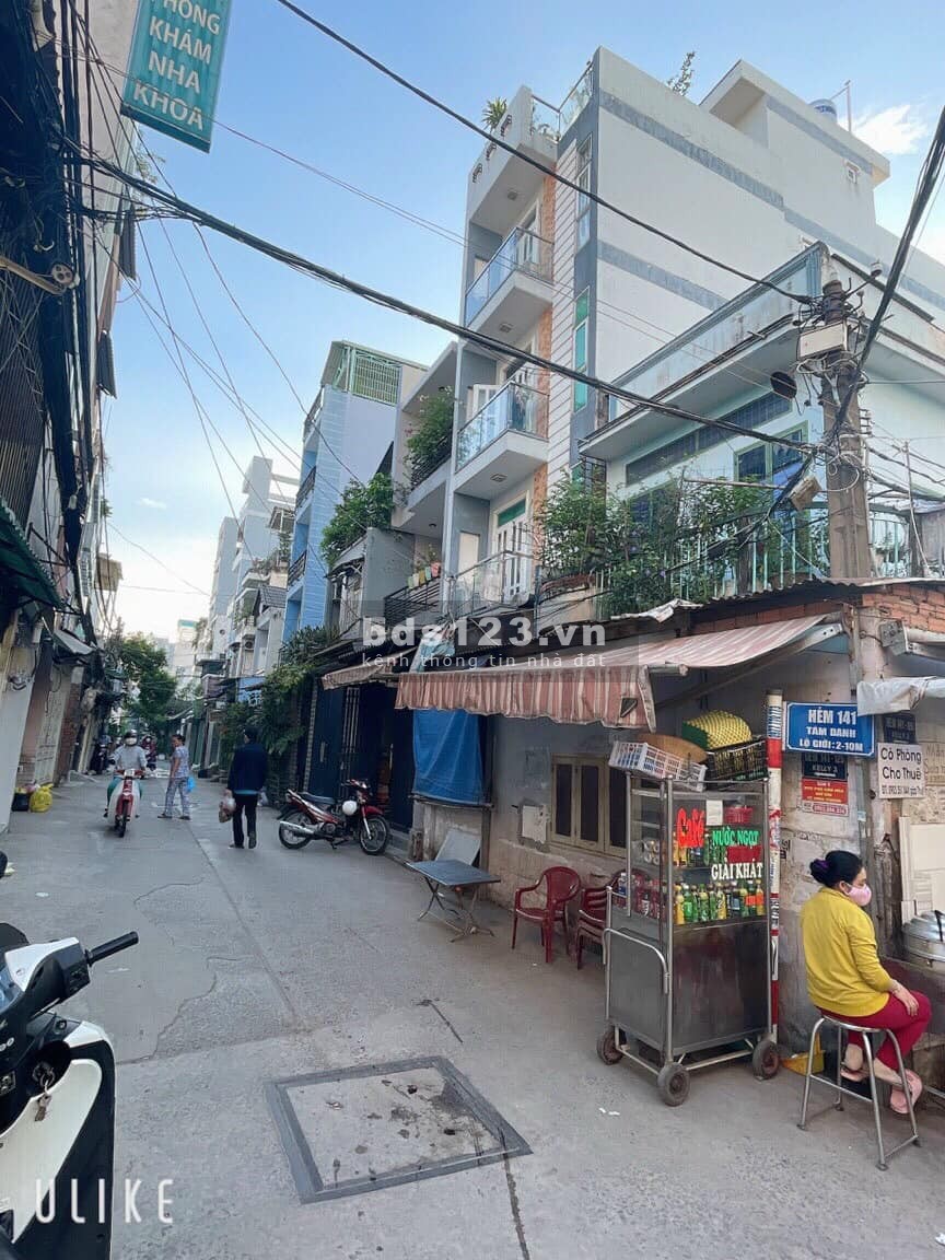Bán nhà nguyên căn chính chủ hẻm Tám Danh Quận 8, diện tích sàn 101m2 chỉ 4tỷ950