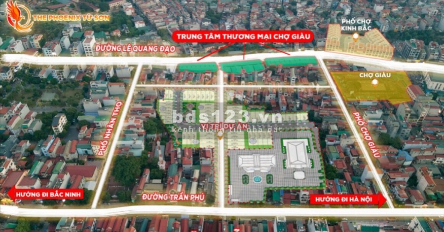 Dự án shophouse liền kề The Phoenix Từ Sơn, cơ hội đầu tư 102 cho các nhà đầu thư thông thái