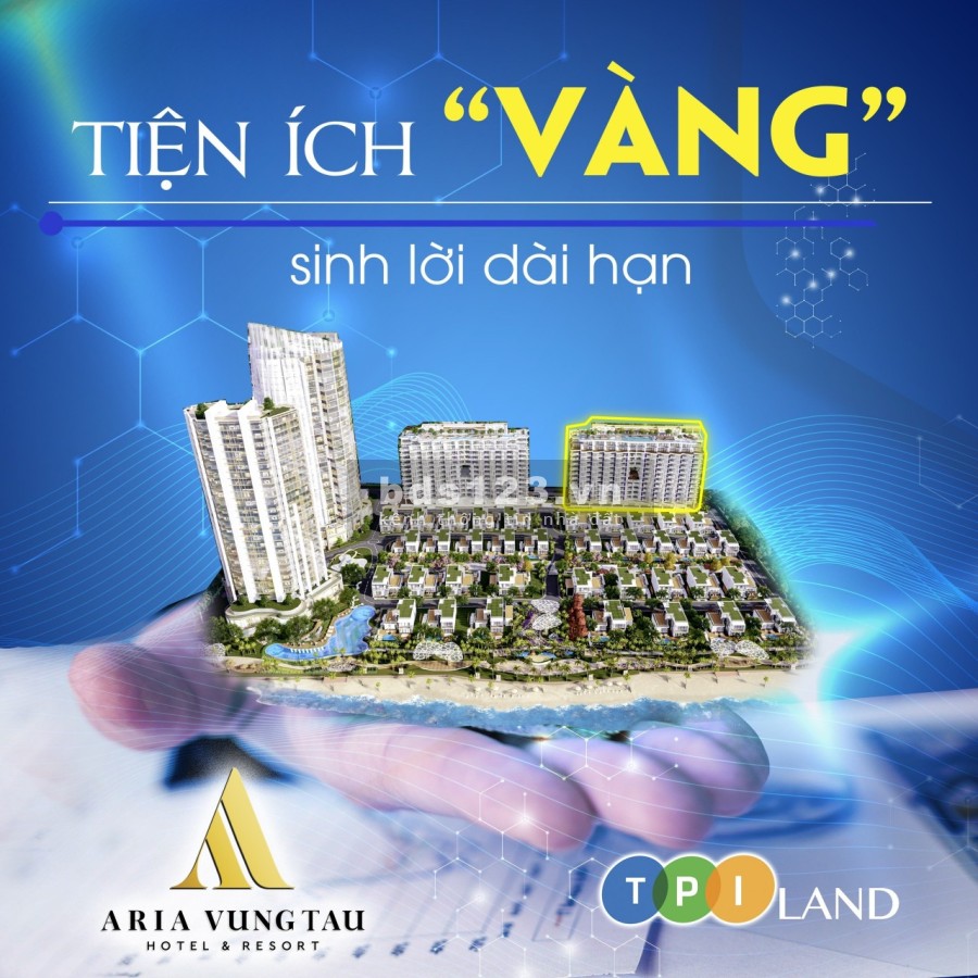 Căn hộ nghĩ dưỡng cao cấp View trực diện biển Aria Vũng Tàu 2PN 91m2 ưu đãi tặng vàng