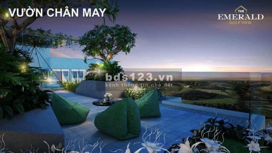 Cần bán 2 căn hộ sân golf cao cấp Emerald Bình Dương, DT 52 – 72m2 chỉ hơn 1 tỷ đồng/căn