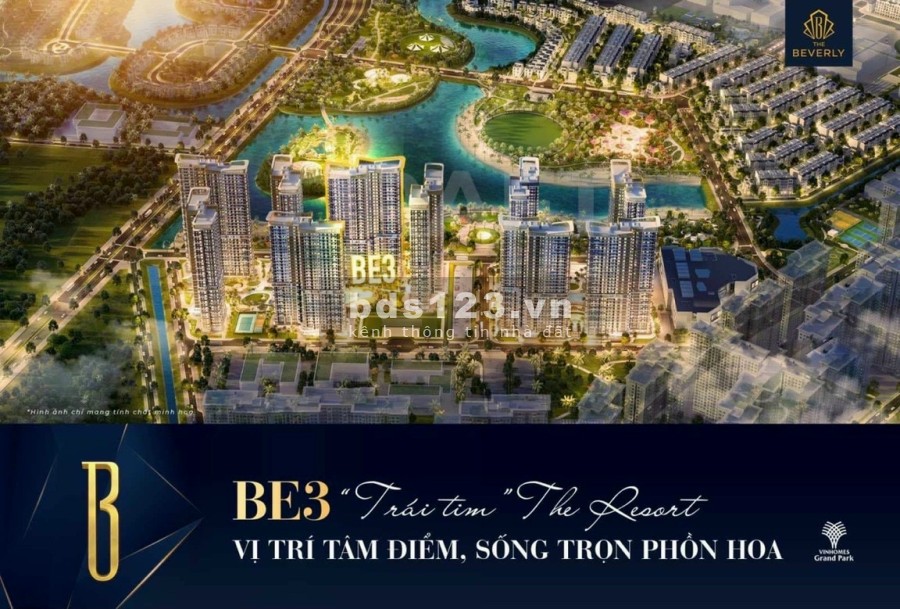 Căn hộ Vinhomes Grand Park chuẩn Beverly giá ưu đãi giai đoạn 1 chỉ 55 triệu/m2, sổ sẵn