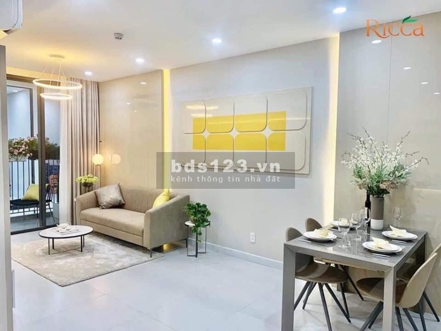 Căn hộ Ricca Quận 9, giáp Quận 2, giá bán chỉ 2.350 tỷ 2PN, chênh nhẹ tiện ích đầy đủ