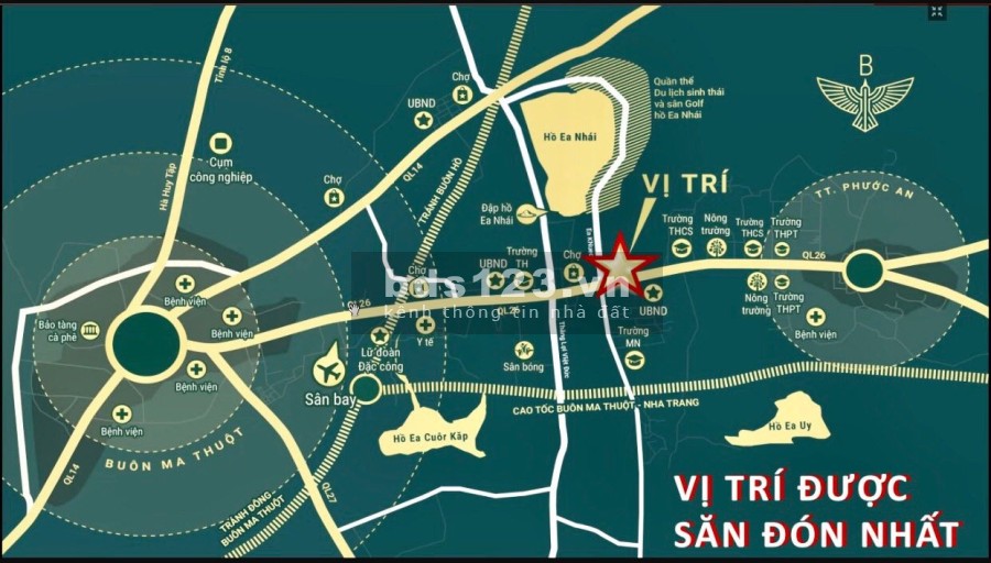 Dự Án Đất Nền Sổ Đỏ Hồ EA Nhái Duy Nhất Tại Đăk Lăk Được Cấp Sổ Năm 2021